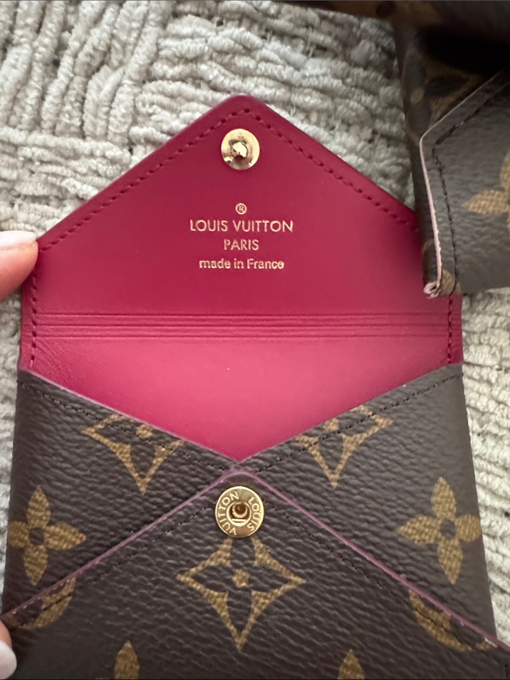 Louis Vuitton Monogram Envelope Pouch Trio in Brown and Gold - Picture 4 of 7